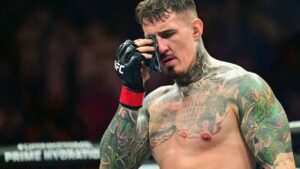 UFC Champion Aspinall Awaiting Medical Clearance After Eye Poke