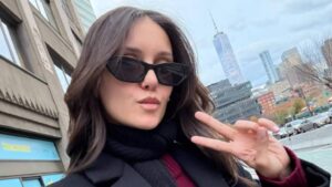 Nina Dobrev Stuns in Chic Skeleton Costume in NYC – Fans React!