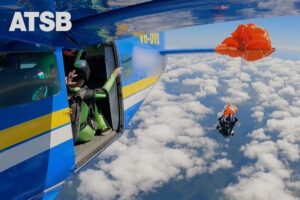 Skydiver Dangles at 15,000 Feet After Parachute Snags Plane