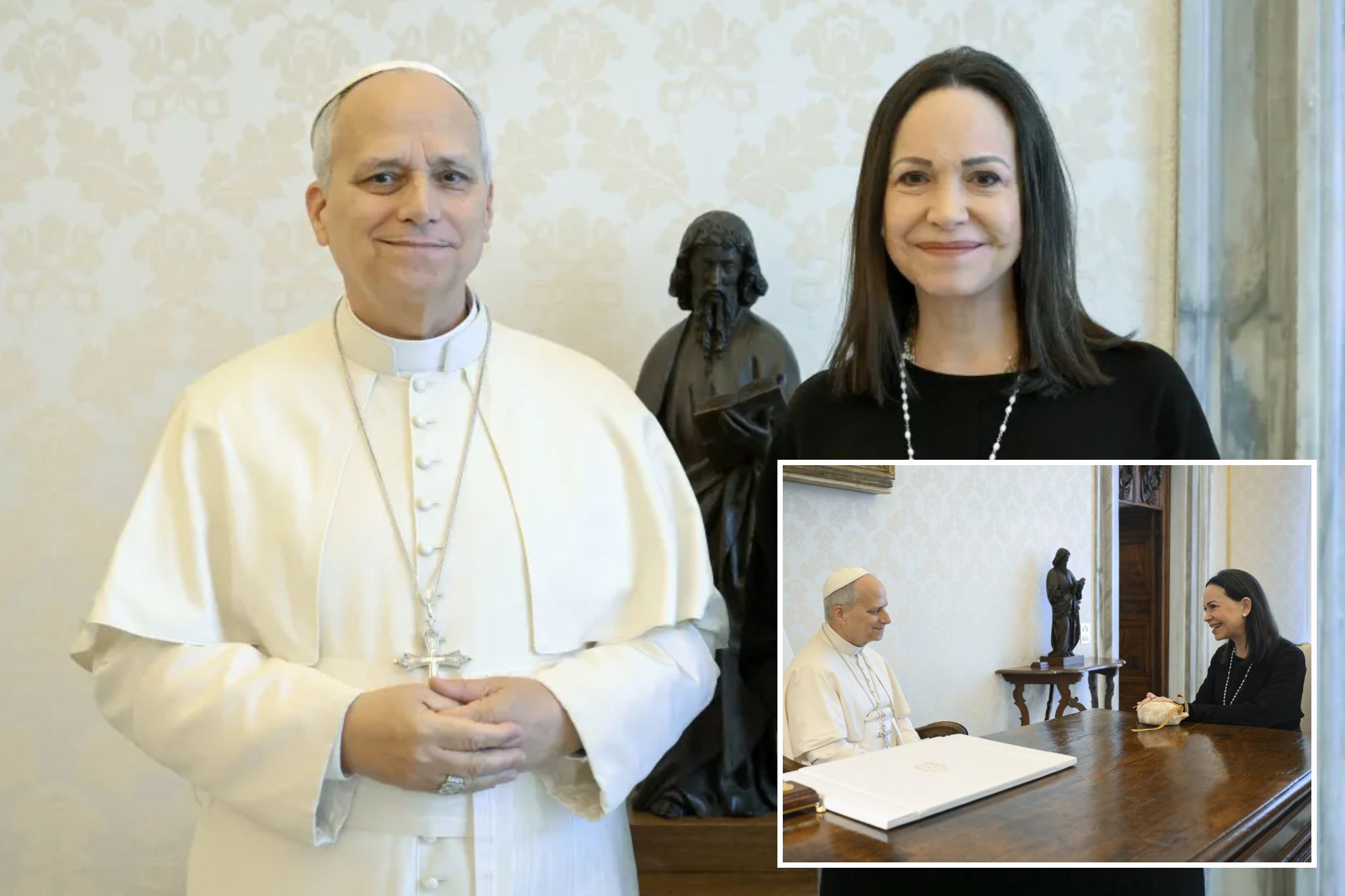 Pope Leo XIV Engages Venezuelan Leader Maria Corina Machado