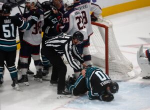 Sharks Face Injury Challenges but Secure 5-2 Victory Over Blue Jackets